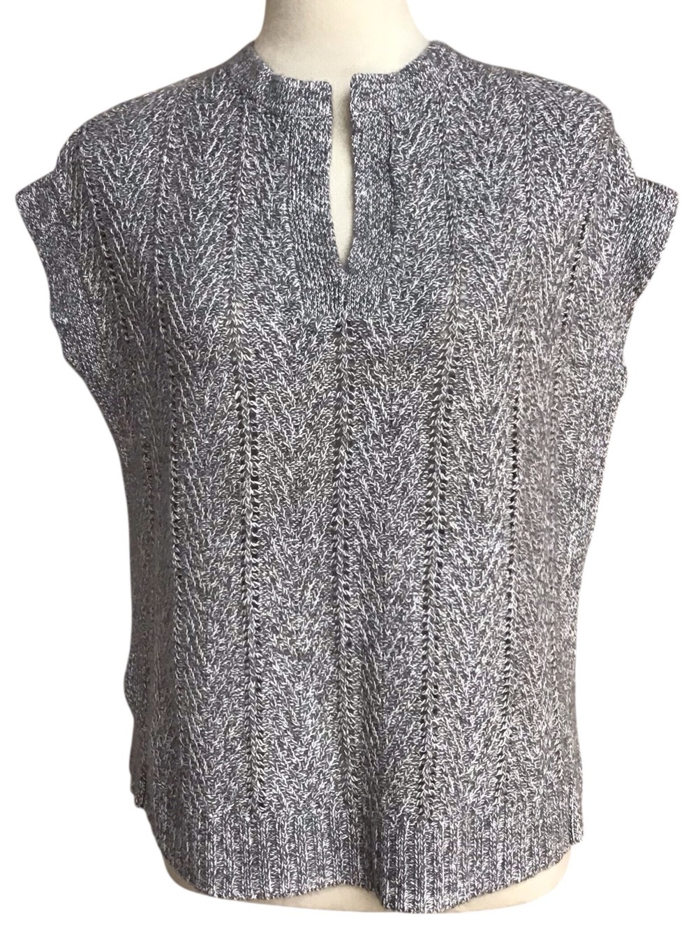 Leo & Sage x Revolve Gray Linen Cashmere Sweater NEW